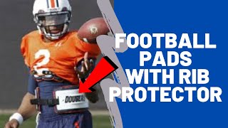 Football Shoulder Pads with Rib Protector [upl. by Dewayne]