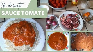 Réaliser la meilleure recette de sauce tomate à la viande de bœuf  Tomato sauce recipe [upl. by Eon211]