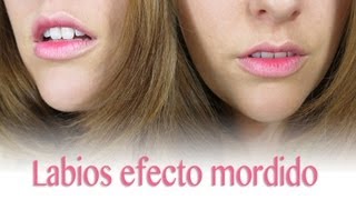 Cómo maquillar labios efecto mordido [upl. by Dihaz]