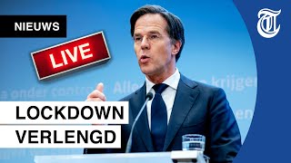 Persconferentie terugkijken lockdown verlengd [upl. by Philan410]