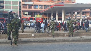 UUUUUUUIIIIIII SEE WHAT GSU OFFICERS DID AT PIPELINE AFTER GENZ MAANDAMANO OCCUPY JKIA [upl. by Larsen]