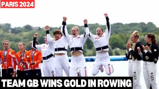 Great Britain women’s quad find brilliant finish to strike rowing gold  Team GB Rowing Gold [upl. by Odnalro]