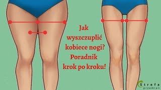 Jak wyszczuplić nogiuda i łydki u kobiety Poradnik krok po kroku Live  dodatki [upl. by Saidnac]