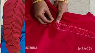 Winter special long sleeves design cutting and stitchingSmocking sleeves designsleevesdesign [upl. by Naasar]