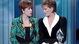 Carol Burnett and Julie Andrews present at Peoples Choice Award [upl. by Eirehs]