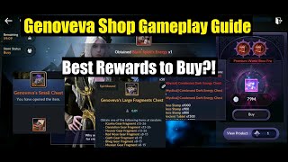 Black Desert Mobile Genoveva Shop Gameplay Guide amp Best Rewards to Buy [upl. by Delwyn225]