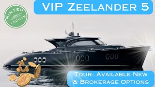 🛥️ Exclusive Zeelander 6 Reveal  🌴 Miami Boat Show 2023 Tour 🌊 Available InfoMintedYachtscom [upl. by Birdie969]