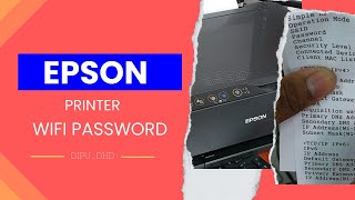 How to find WiFi password in epson printer [upl. by Millda]