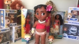 Disney Moana Baby Unboxing Boneca Nova do canal e Elena de Avalor SkyFunLand Kids [upl. by Anaujd395]