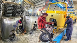 A rickshaw factory that manufactures the best quality rickshaws across Asia [upl. by Itirp]