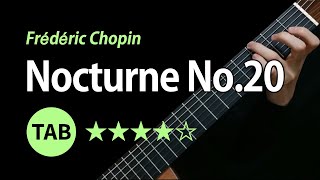 Chopin Nocturne No20  Tab amp Lesson [upl. by Mussman]