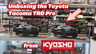 Unboxing the Kyosho 2021 Toyota Tacoma TRD Pro [upl. by Ycnahc916]