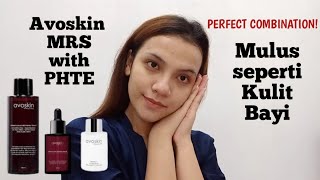 NIGHT SKINCARE ROUTINE WITH AVOSKIN MIRACULOUS REFINING SERIES AND AVOSKIN PHTE KATOVIEW [upl. by Aggappera]