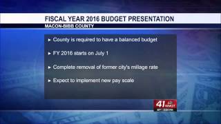 MaconBibb mayor to present FY 2016 budget [upl. by Abbate]