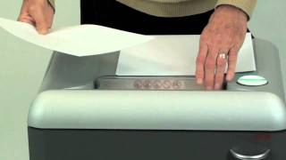 Fellowes 2127C Cross Cut Paper Shredder Demo Video [upl. by Duax]