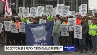 Dock workers reach tentative agreement [upl. by Akahc]