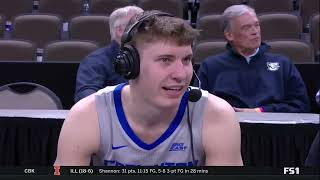 Creighton Mens Basketball vs Georgetown Highlights 02132024 [upl. by Auhsuoj]