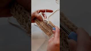 HOW TO HERRINGBONE USING SINGLE CROCHET [upl. by Madalyn88]