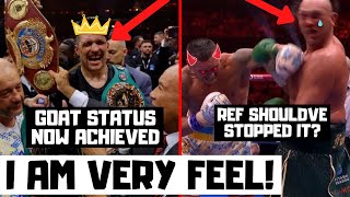 RIGGED For Fury Oleksandr Usyk DESTROYS Tyson Fury Becomes Undisputed Full Fight Reaction [upl. by Egiedan]