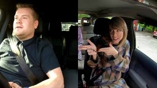 Carpool Karaoke Taylor Swift James Corden [upl. by Aneehsak]