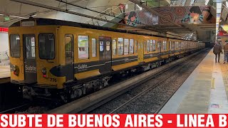 Subte de Buenos Aires  Linea B Agosto 2023 [upl. by Leis]