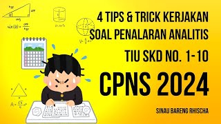 Tips amp trick mengerjakan soal penalaran analitis TIU SKD CPNS nomer 110 [upl. by Dasha]