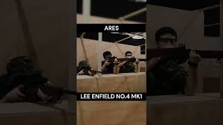 ARES Airsoft Lee Enfield No4 Mk1 and ARES L42A1  RWTV shorts [upl. by Elleinnad]