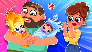 Fire And Water  New Baby in the Family  More Funny Kids Songs by Comy Zomy [upl. by Hudson448]