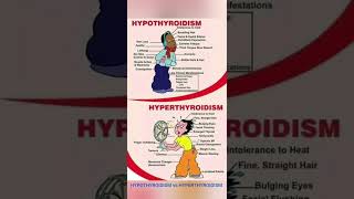 HYPERTHYROIDISM vs HYPOTHYROIDISM [upl. by Einnil699]