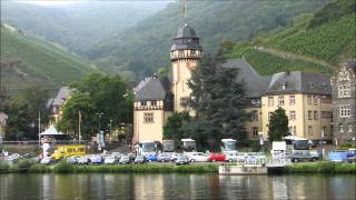 Germany BernkastelKues seen from the river Moselle [upl. by Bride186]