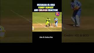 Inzamam Funny Run Out in IND vs PAK match 😁🏏 [upl. by Leeda]