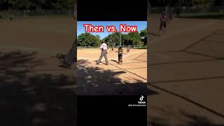 Then vs Now explore fy baseball softball fyp sportsmom explorepage [upl. by Yelsnik]