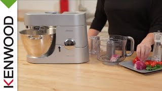 Food Processor AT647  Attrezzature Optional Kenwood Chef  Video del Prodotto Italia [upl. by Drofiar]