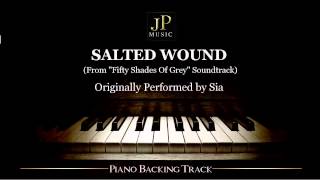 Salted Wound by Sia Piano Accompaniment [upl. by Eenwat236]