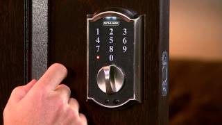 How To Program Your Schlage Touch™ Keyless Touchscreen Deadbolt [upl. by Pironi]