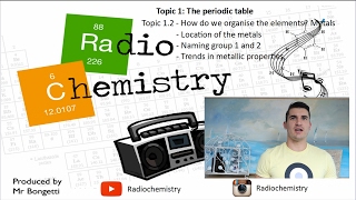 Year 10 Chemistry 12  How do we organise the elements Metals [upl. by Malamut]