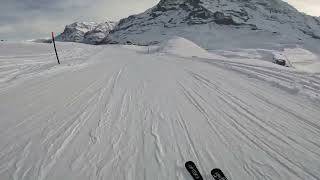 Piste 41 black GrindelwaldWengen Switzerland [upl. by Tennes]