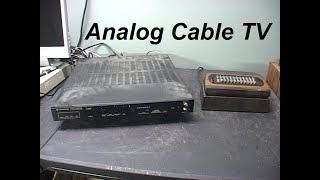 Standard TVM 550II agile cable modulator 1992  Jerrold StarcomII cable tuner 1984 [upl. by Hilario]