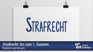 BasisWissen Rücktritt vom Versuch [upl. by Hazem]