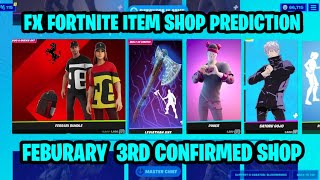 February 3rd 2024 Fortnite Item Shop CONFIRMED  Fortnite Early Item Shop Prediction February 3rd [upl. by Leonteen]