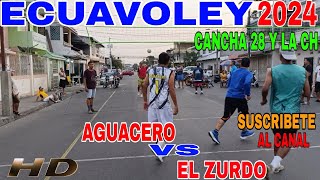 ECUAVOLEY 😱 AGUACERO 🆚 EL ZURDO  MANKA  MANKA [upl. by Rechaba]