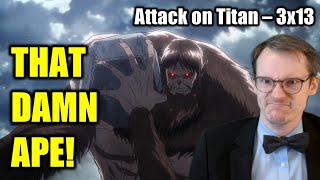 SEALING THE WALL  GERMAN watches Attack on Titan 3x13  BLIND REACTANALYSIS [upl. by Thomson]