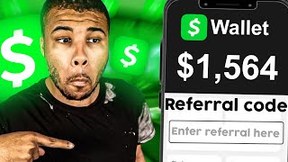 How to MAKE FREE MONEY with a Cash App Referral Code Cash App Referral Bonus [upl. by Jone]