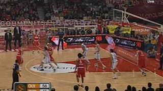 olympiakos vs real madrid 7973  2009 euroleague playoffs 2nd game [upl. by Notrom]