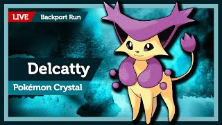 🔴 LIVE  Delcatty Only  How quickly can I beat Pokémon Crystal  CrystalBackport [upl. by Hyacintha]