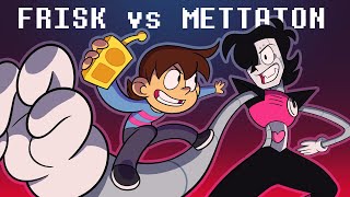 Frisk Vs Mettaton Animation [upl. by Thornie]