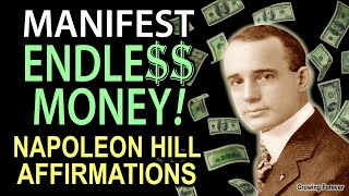 The SECRET To Manifest MONEY Napoleon Hill Affirmations  Wealth While You Sleep Meditation [upl. by Ricker]