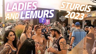 STURGIS Motorcycle Rally 2023 LADIES And LEMURS [upl. by Elok]