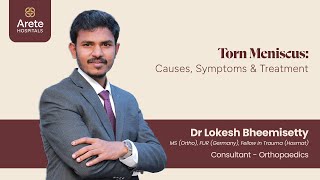 Sports InjuryTorn Meniscus Meniscus Repair From Surgery to Running Again  Dr Lokesh Bheemisetty [upl. by Nadabas]