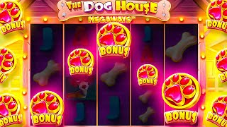 SUPER RARE 5 SCATTER BONUS On DOG HOUSE MEGAWAYS INSANE [upl. by Januisz]